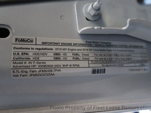 Used 2018 Ford F550 F550SD 2WD Reg Cab 10' Dump be image 34