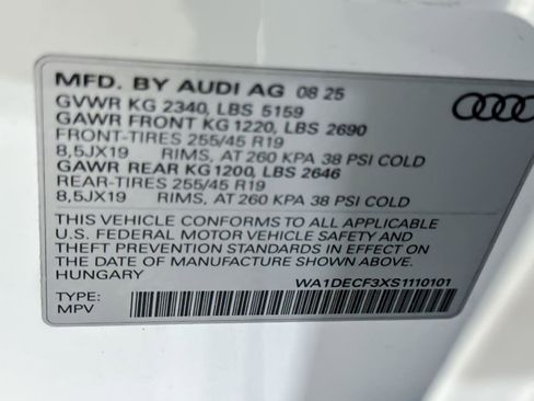 Certified 2025 Audi Q3 2.0T Premium w/ Convenience Plus Package AWD/4WD image 28
