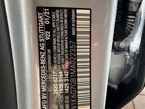 Certified 2021 Mercedes-Benz S 580 S 580 4MATIC AMG Line image 36