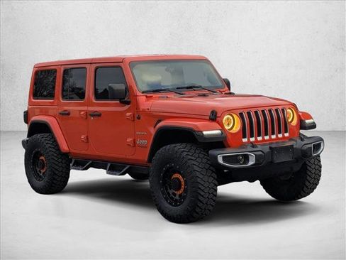 Used 2020 Jeep Wrangler Unlimited Sahara w/ Uconnect 4C Nav & Sound Group image 3