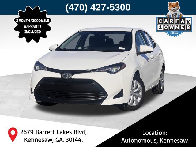 Used 2017 Toyota Corolla LE w/ Carpet Mat Package (TMS) FWD image 1