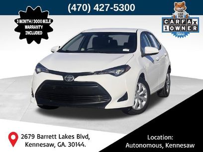 Used 2017 Toyota Corolla LE w/ Carpet Mat Package (TMS)