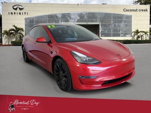 Used 2023 Tesla Model 3 Performance AWD/4WD image 1