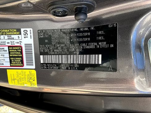 Used 2015 Toyota Sienna XLE Premium AWD/4WD image 36