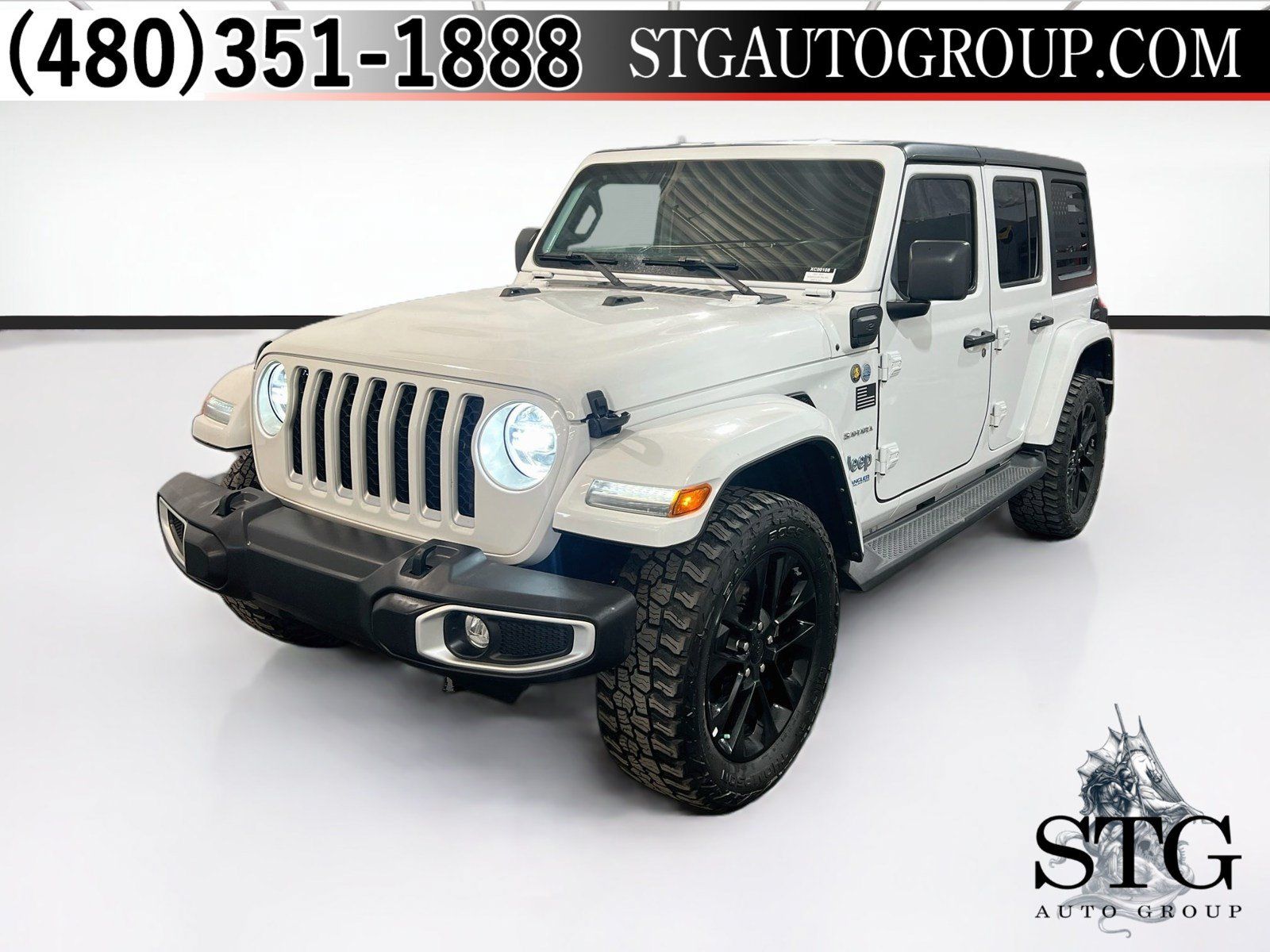 Used 2021 Jeep Wrangler Unlimited Sahara w/ Cold Weather Group AWD/4WD image 1