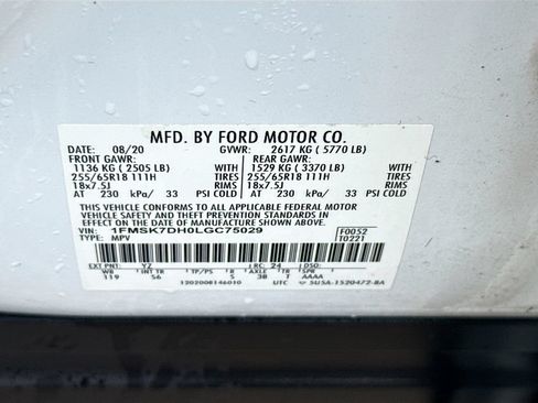 Used 2020 Ford Explorer XLT w/ Equipment Group 202A RWD image 36
