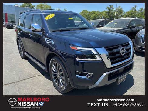 Used 2023 Nissan Armada Platinum w/ Captain's Chairs Package AWD/4WD image 1
