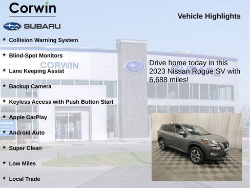 Used 2023 Nissan Rogue SV AWD/4WD image 6