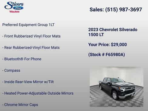 Used 2023 Chevrolet Silverado 1500 LT AWD/4WD image 16
