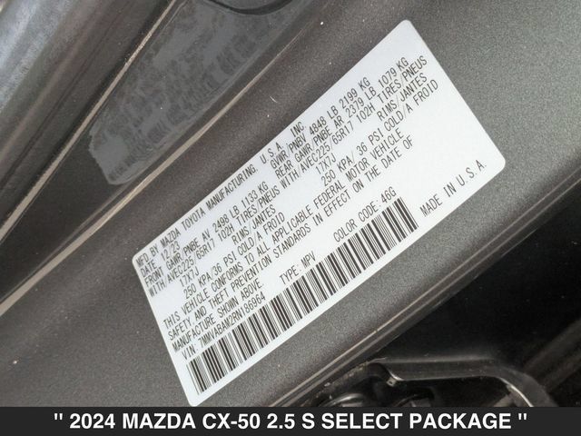 Certified 2024 MAZDA CX-50 AWD 2.5 S w/ Convenience Package image 33