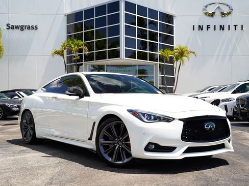 Used 2022 INFINITI Q60 Red Sport 400 w/ Carbon Fiber Package image 1