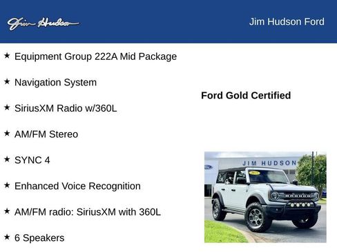 Certified 2022 Ford Bronco Big Bend AWD/4WD image 12