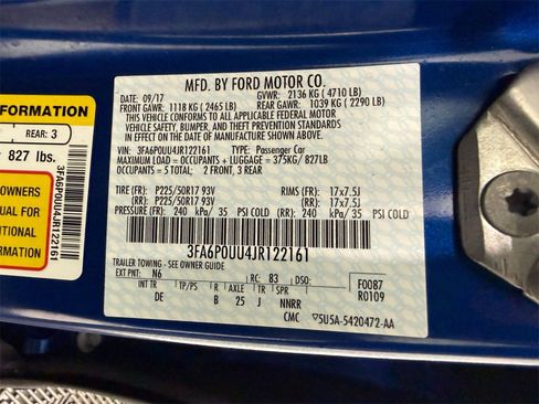 Used 2018 Ford Fusion S image 16