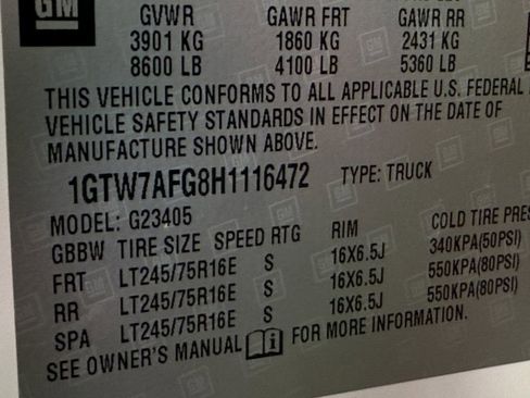 Used 2017 GMC Savana 2500 image 49