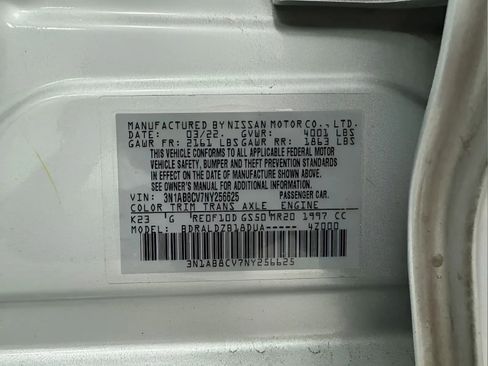Used 2022 Nissan Sentra SV FWD image 22