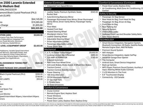 Used 2022 RAM 2500 Laramie w/ Night Edition AWD/4WD image 2