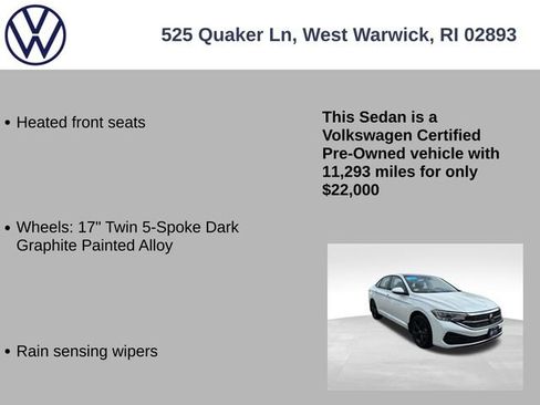 Certified 2023 Volkswagen Jetta SE w/ Panoramic Sunroof Package FWD image 25