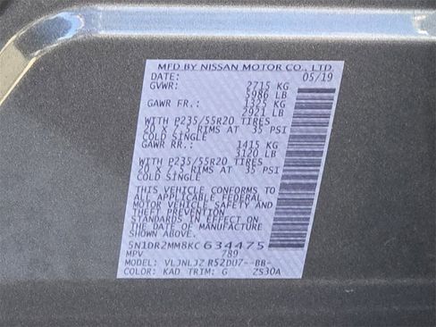 Used 2019 Nissan Pathfinder Platinum image 23