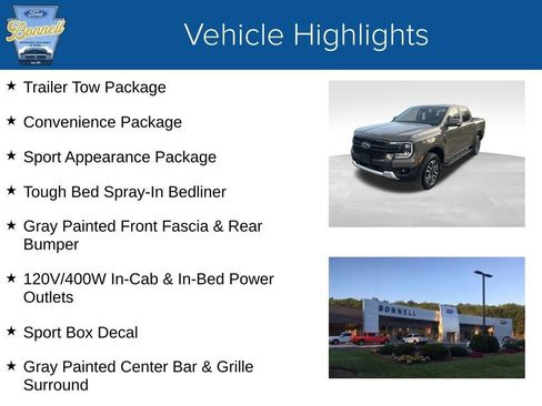 New 2025 Ford Ranger Lariat w/ Convenience Package image 5