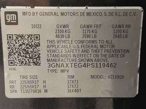 Used 2023 Chevrolet Equinox LT w/ LPO, Floor Liner Package AWD/4WD image 33