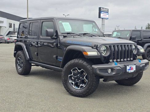 Certified 2022 Jeep Wrangler Unlimited Rubicon 4xe w/ Cold Weather Group AWD/4WD image 1