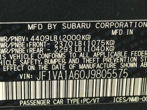 Used 2018 Subaru WRX image 34