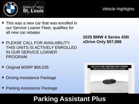 Used 2025 BMW 430i xDrive Convertible w/ Premium Package image 19