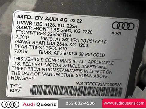 Certified 2022 Audi Q3 2.0T Premium w/ Convenience Package image 30