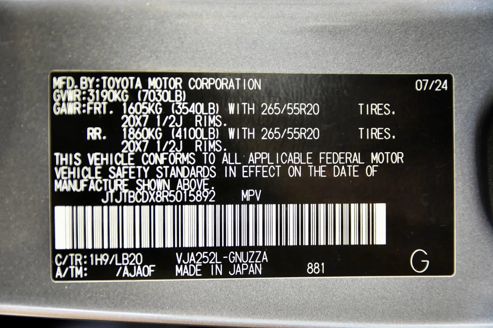Used 2024 Lexus GX 550 w/ Accessory Package (Z1) AWD/4WD image 35
