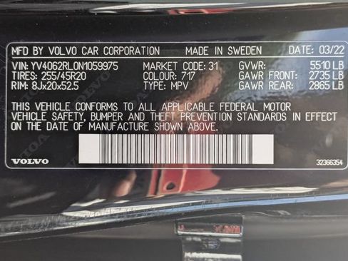 Used 2022 Volvo XC60 B6 Inscription w/ Advanced Package AWD/4WD image 26