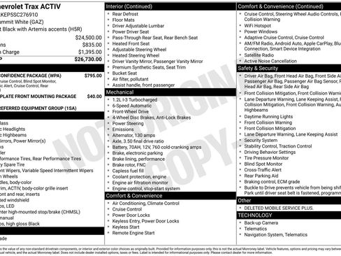 New 2025 Chevrolet Trax ACTIV w/ Driver Confidence Package image 4