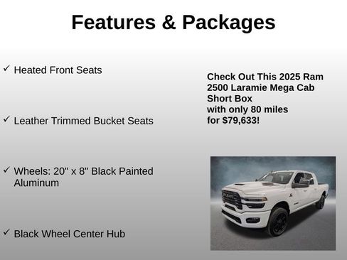 Used 2025 RAM 2500 Laramie w/ Night Edition image 13