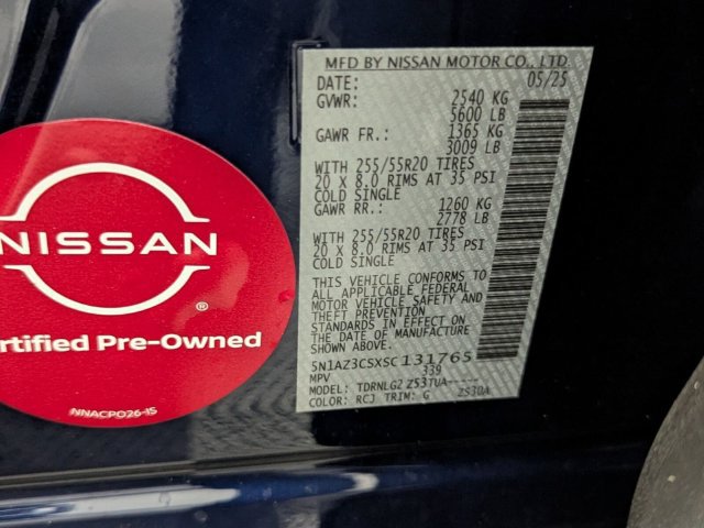 Used 2025 Nissan Murano SL w/ Cargo Package AWD/4WD image 35