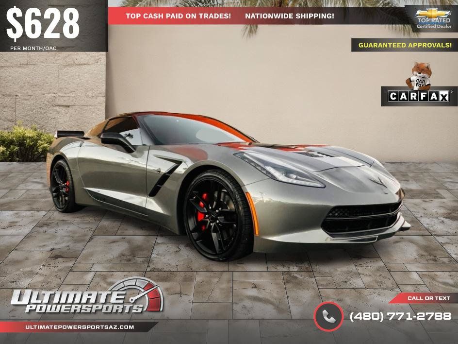 Used 2016 Chevrolet Corvette Stingray Coupe w/ Carbon Flash Badge Package RWD image 10