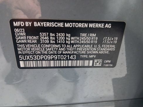 Used 2023 BMW X3 xDrive30i w/ M Sport Package AWD/4WD image 3