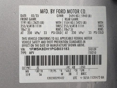 Used 2023 Ford Explorer XLT w/ Equipment Group 202A AWD/4WD image 61