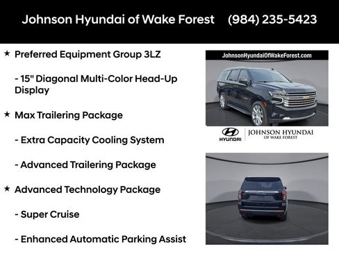 Used 2023 Chevrolet Tahoe High Country w/ Advanced Technology Package AWD/4WD image 35