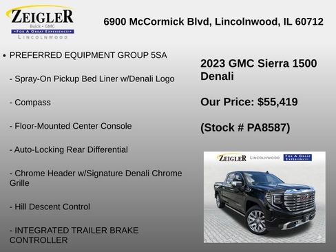 Used 2023 GMC Sierra 1500 Denali w/ Denali Reserve Package AWD/4WD image 18