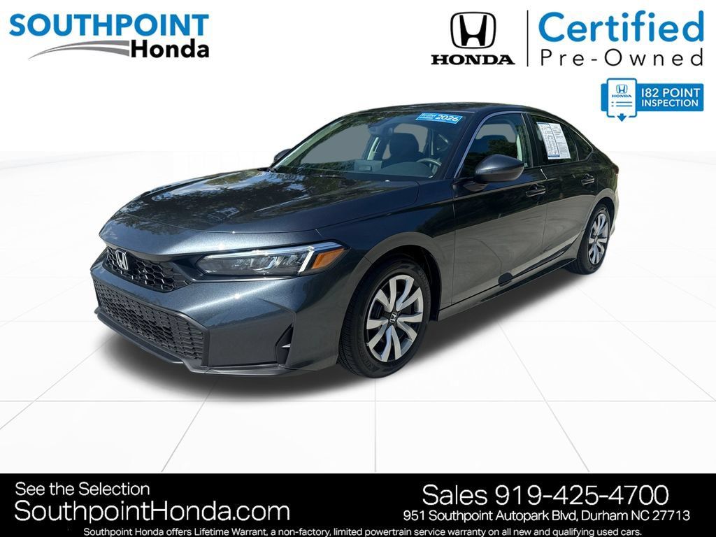 Certified 2026 Honda Civic LX image 3