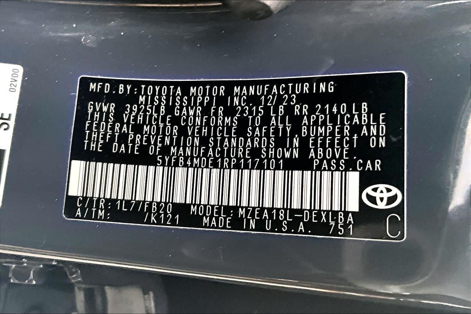 Used 2024 Toyota Corolla LE FWD image 36