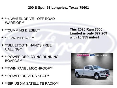 Used 2025 RAM 3500 Limited AWD/4WD image 20