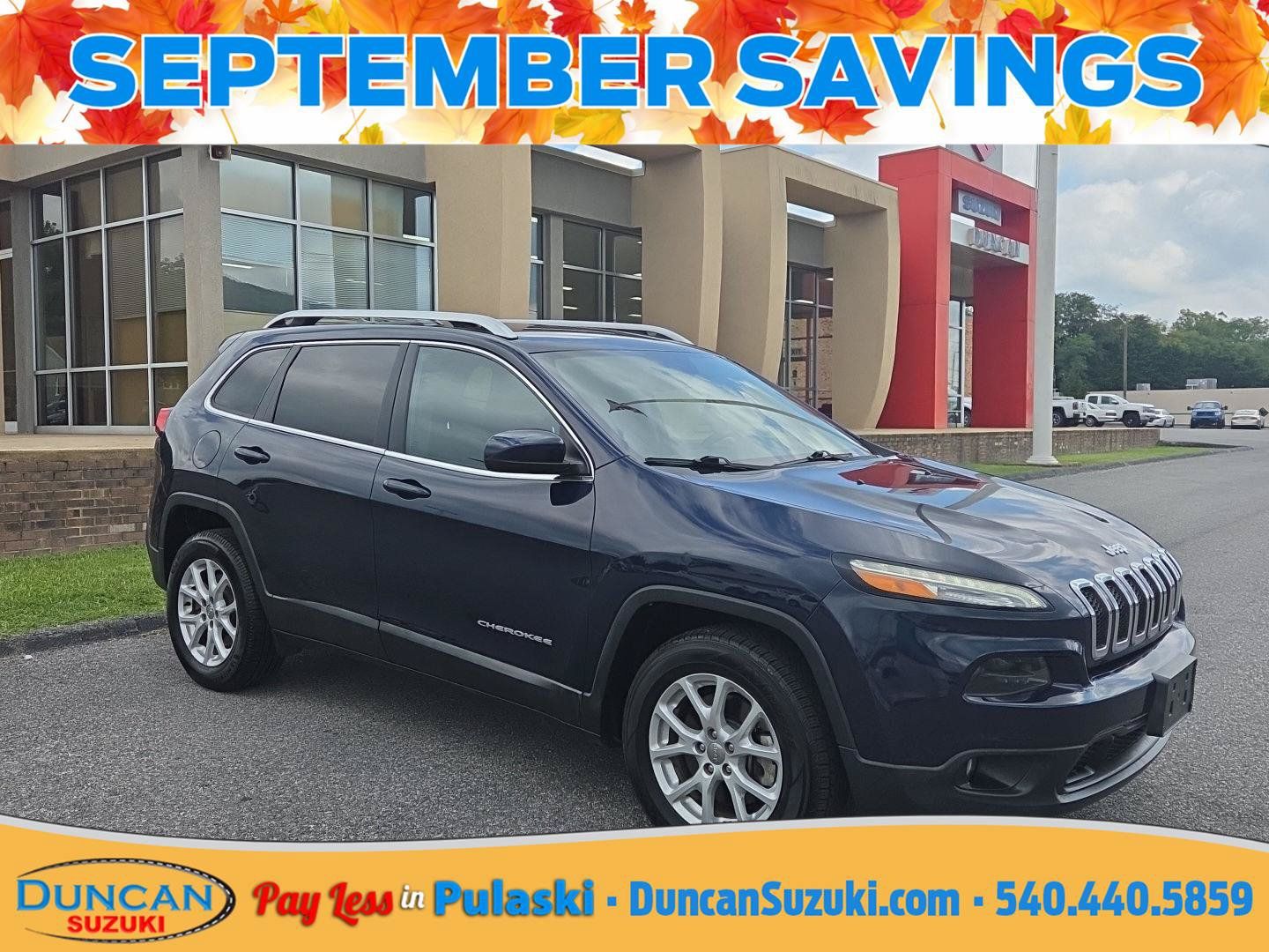 Used 2016 Jeep Cherokee Latitude AWD/4WD image 1