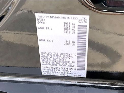 Used 2026 Nissan Altima 2.5 SR FWD image 34