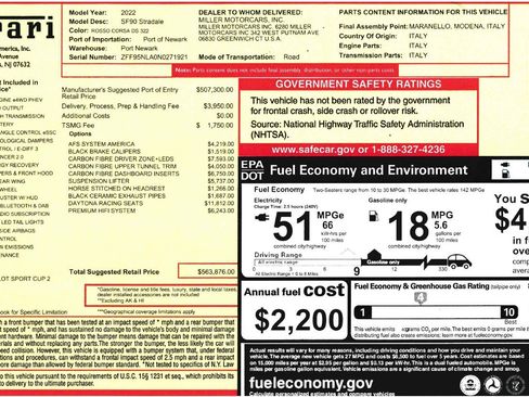Certified 2022 Ferrari SF90 Stradale image 2