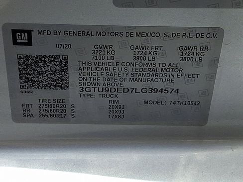 Used 2020 GMC Sierra 1500 SLT w/ SLT Premium Plus Package AWD/4WD image 27