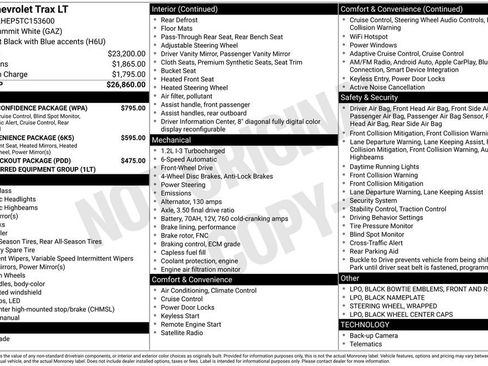 New 2026 Chevrolet Trax LT w/ Driver Confidence Package FWD image 4