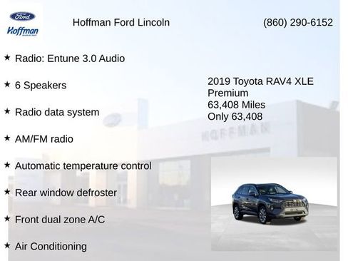 Used 2019 Toyota RAV4 XLE Premium w/ All Weather Liner Package AWD/4WD image 10