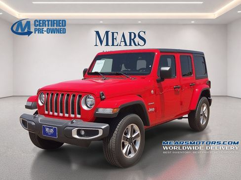 Used 2020 Jeep Wrangler Unlimited Sahara AWD/4WD image 1