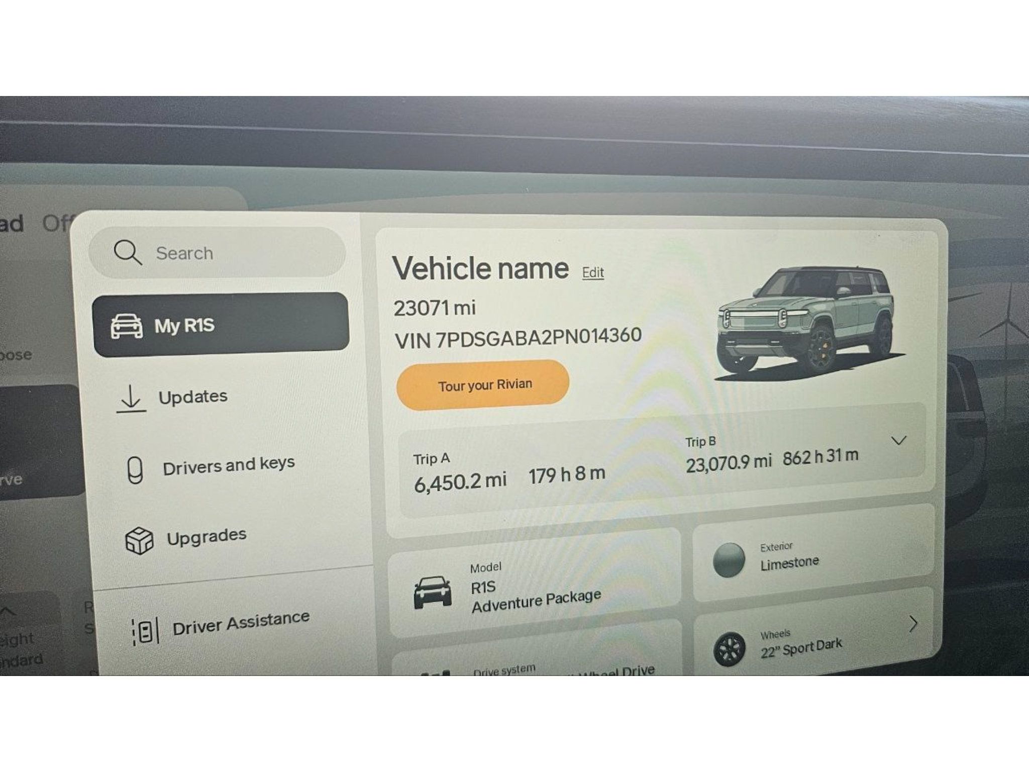 Used 2023 Rivian R1S Adventure Quad AWD/4WD image 3