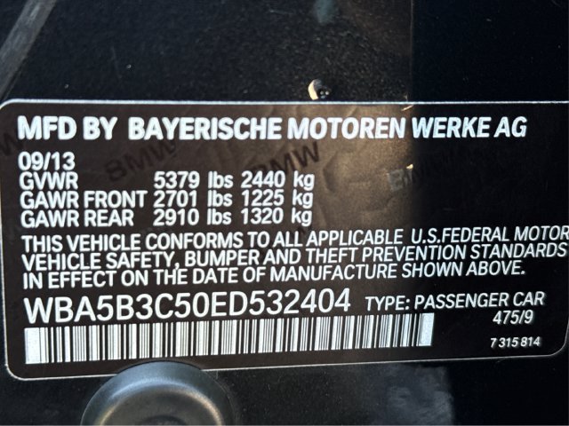 Used 2014 BMW 535i xDrive Sedan AWD/4WD image 26